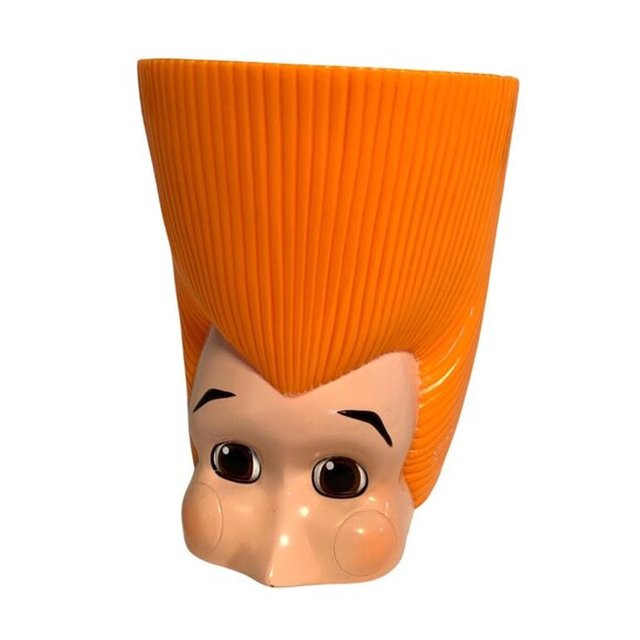 Ringling Bros Barnum Bailey Circus Clown Cup Mug Plastic Bello Nock Orange Hair - Picture 1 of 5